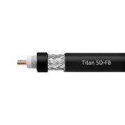 Кабель VEGATEL 5D-FB (Titan, черный) бухта 200м