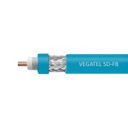 Кабель VEGATEL 5D-FB Cu (ГОСТ, синий) бухта 100м